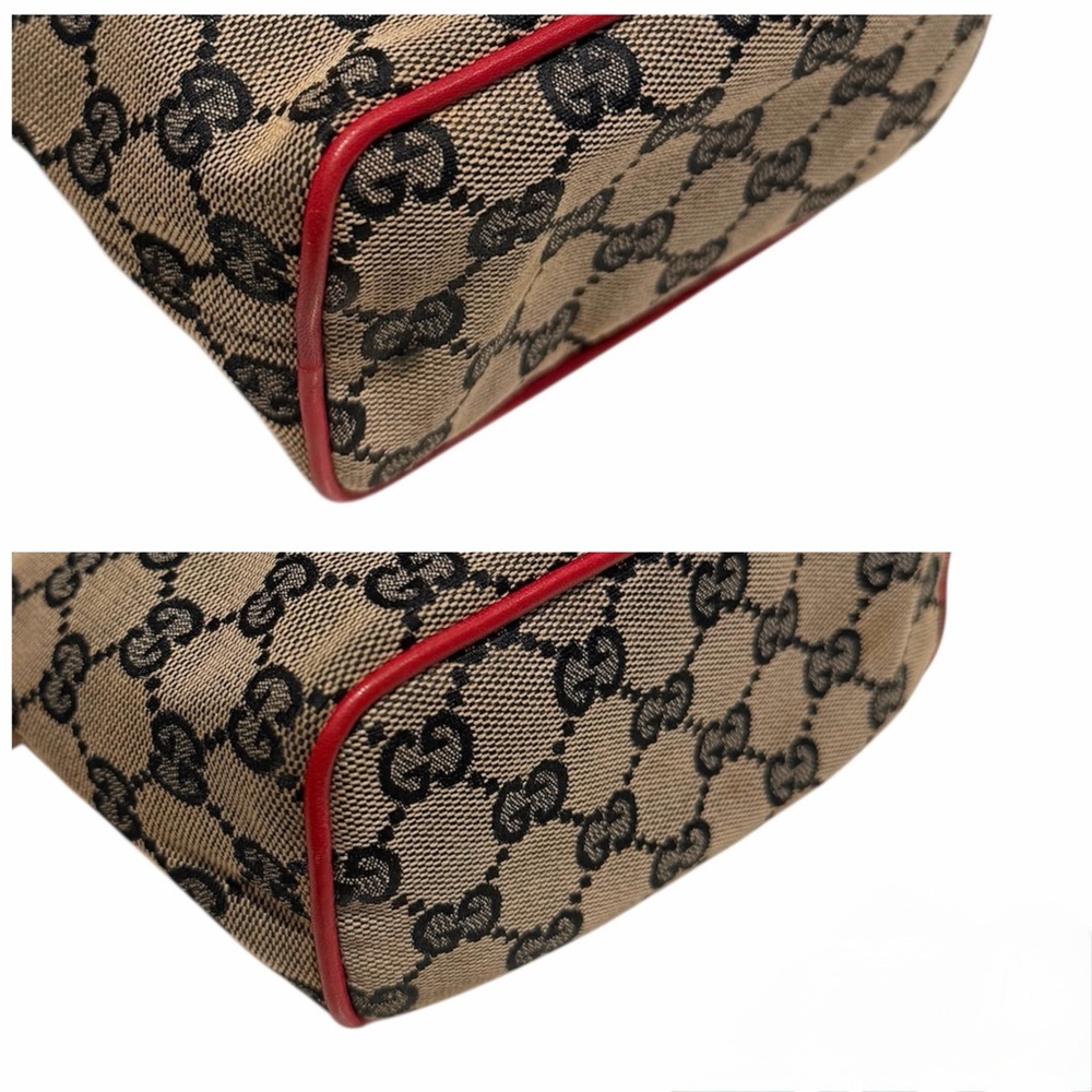 Vintage Gucci GG Canvas Pochette Mini Bag Vanity - Picture 11 of 14
